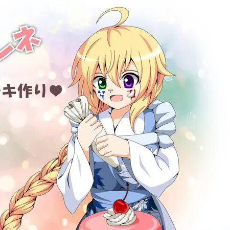 月下美人エプロンのセレネ